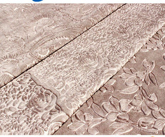 high quality 3D embossed italian velvetr fabric