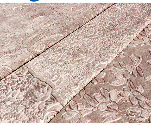 high quality 3D embossed italian velvetr fabric